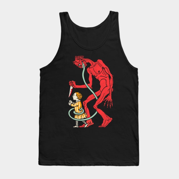 Krampus Is Coming Tank Top by darklordpug